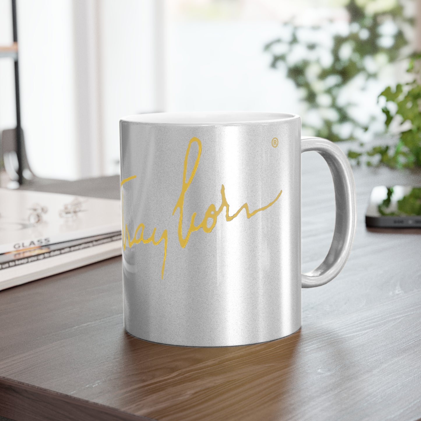 Billy Strayhorn Metallic Mug (Silver\Gold)