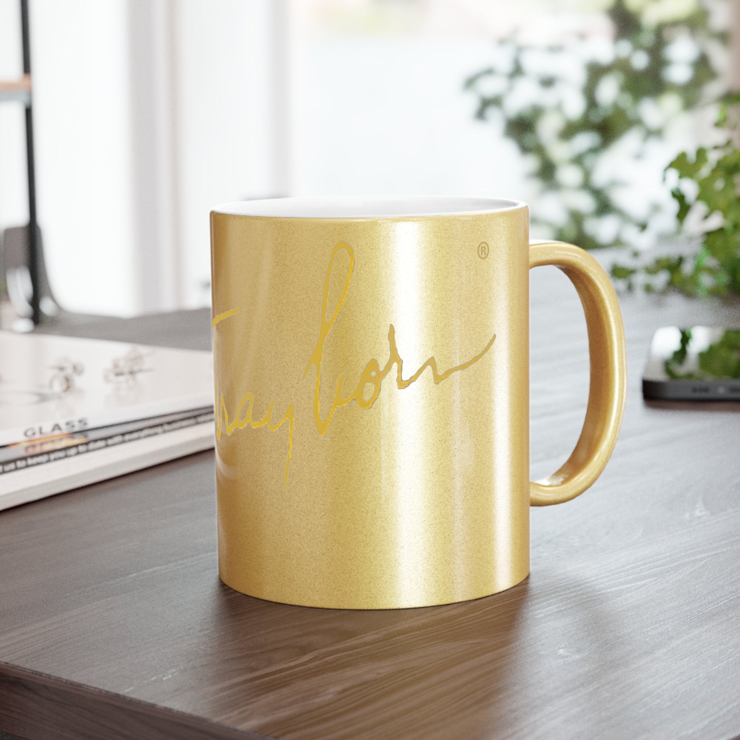 Billy Strayhorn Metallic Mug (Silver\Gold)